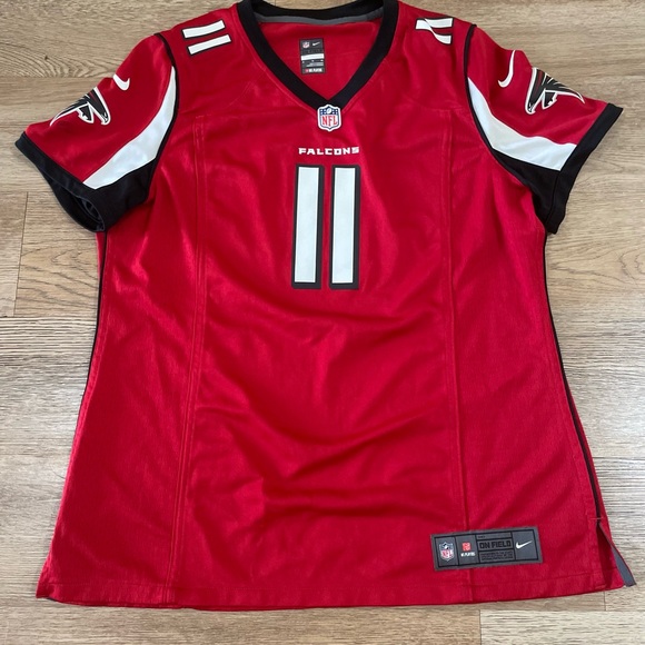 Women Nike Atlanta Falcons Julio Jones XL #11 ON FIELD NFL. Jersey - Picture 6 of 14